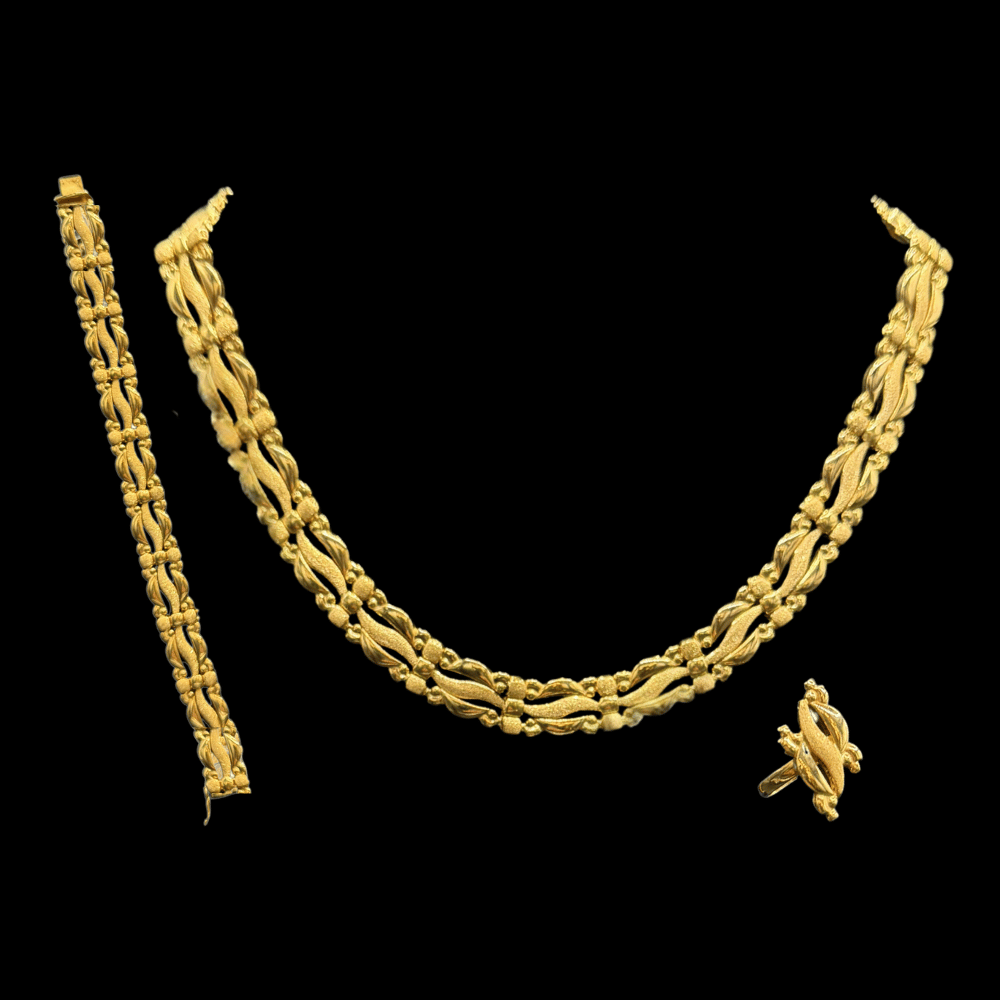 21K Gold Necklace Sets